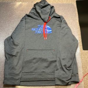 North face dry fit material hoodie hooded sweatshirt